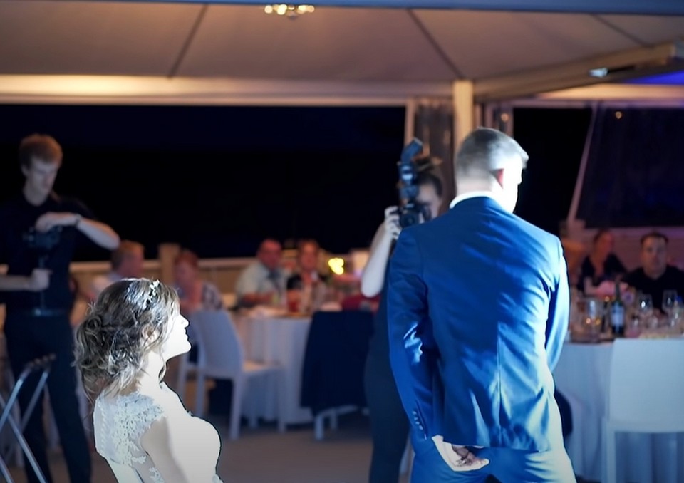 Epic groom dance